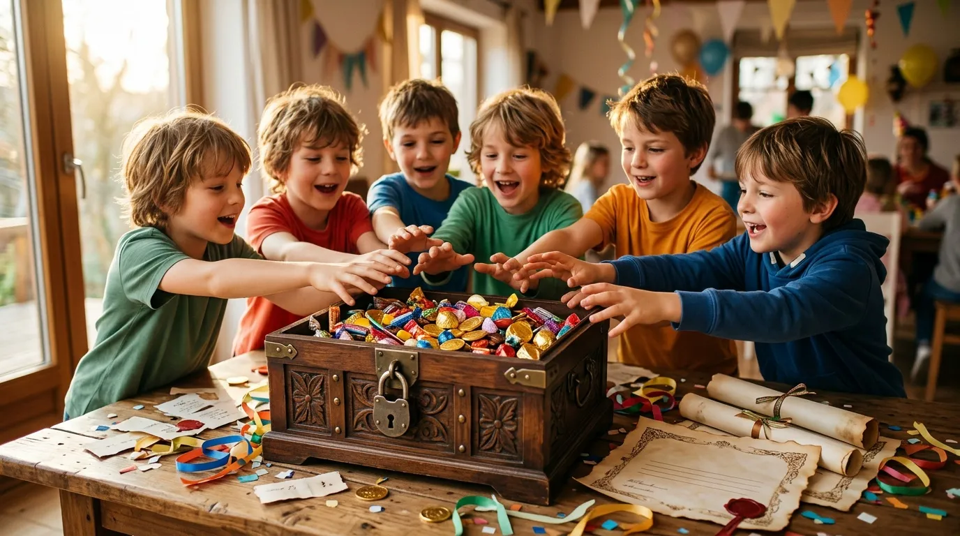 Jeu de piste anniversaire enfant 8 ans gratuit